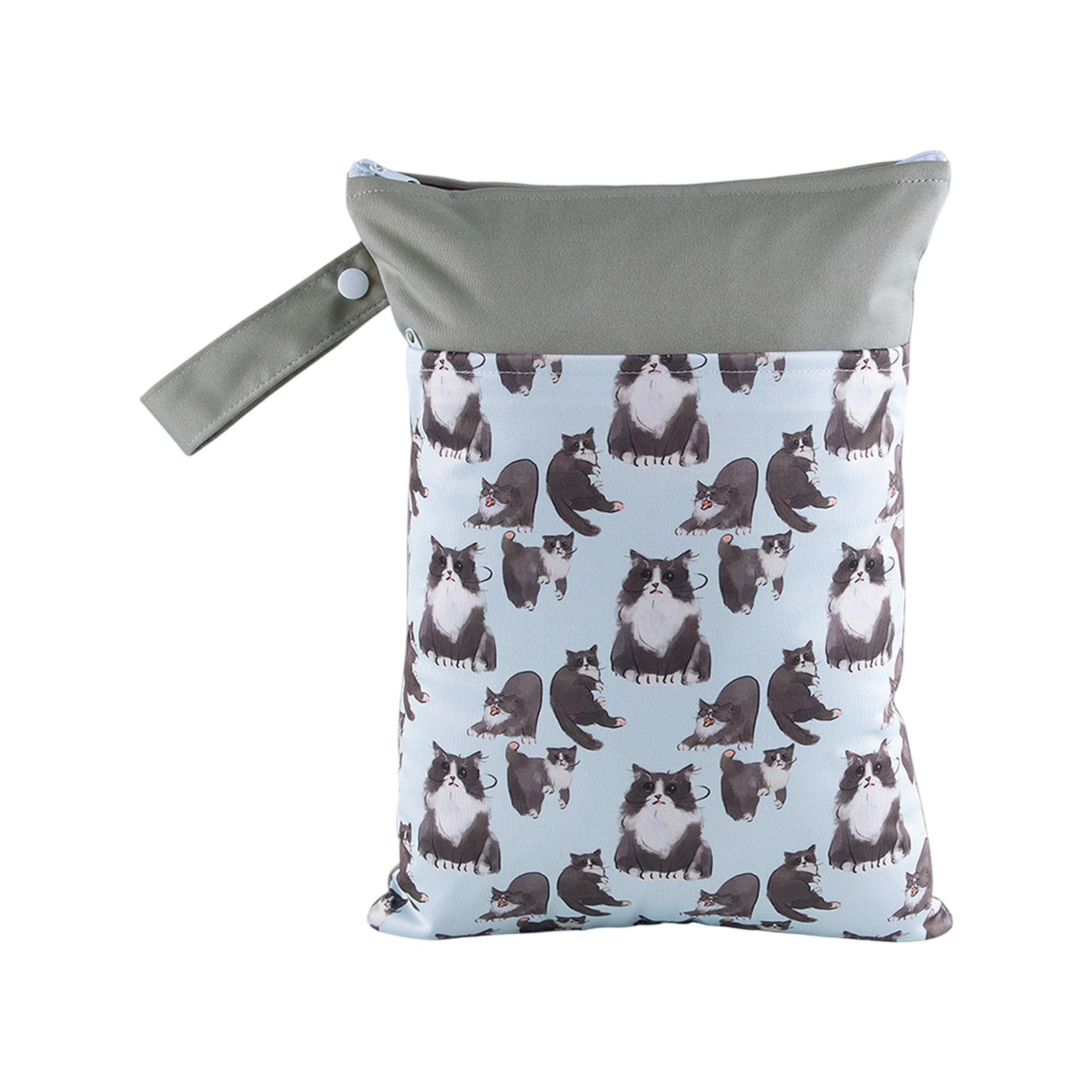 Wet And Dry Dual-use Zipper Storage Bag Cute Storage Clothing Storage Bag One Size 917₽