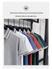 Men's Casual Lapel Polo T-Shirt - Cross Stripe Short Sleeve, Summer Wear for Young and Middle-aged