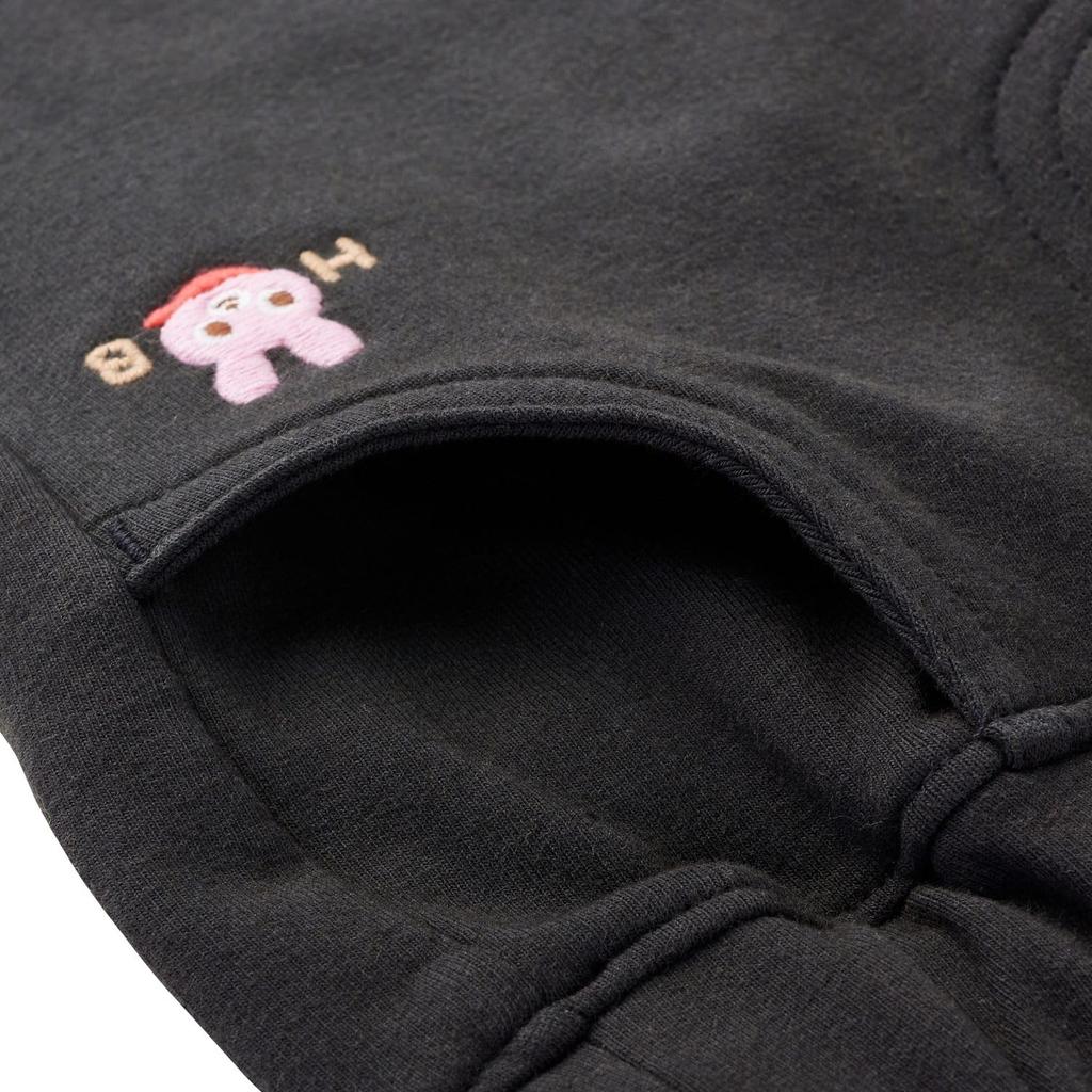 MIKIHOUSE HOT BISCUITS Pants for Boys and Girls, Charcoal Gray, Size 90cm, 73-3209-381