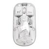 Bluetooth Wireless Mouse, Dual Mode BT5.02.4GHz, Type-C, Rechargeable Computer Mouse, Fully Transparent, Silent Mouse, USB Receiver & RGB Backlight,