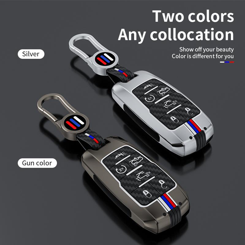 Zinc Alloy Car Key Case Remote Fobs Cover For Dodge RAM 1500 2500 3500 4500 5500 Pickup 2019 2020 2025 2025 Keychain Accessories