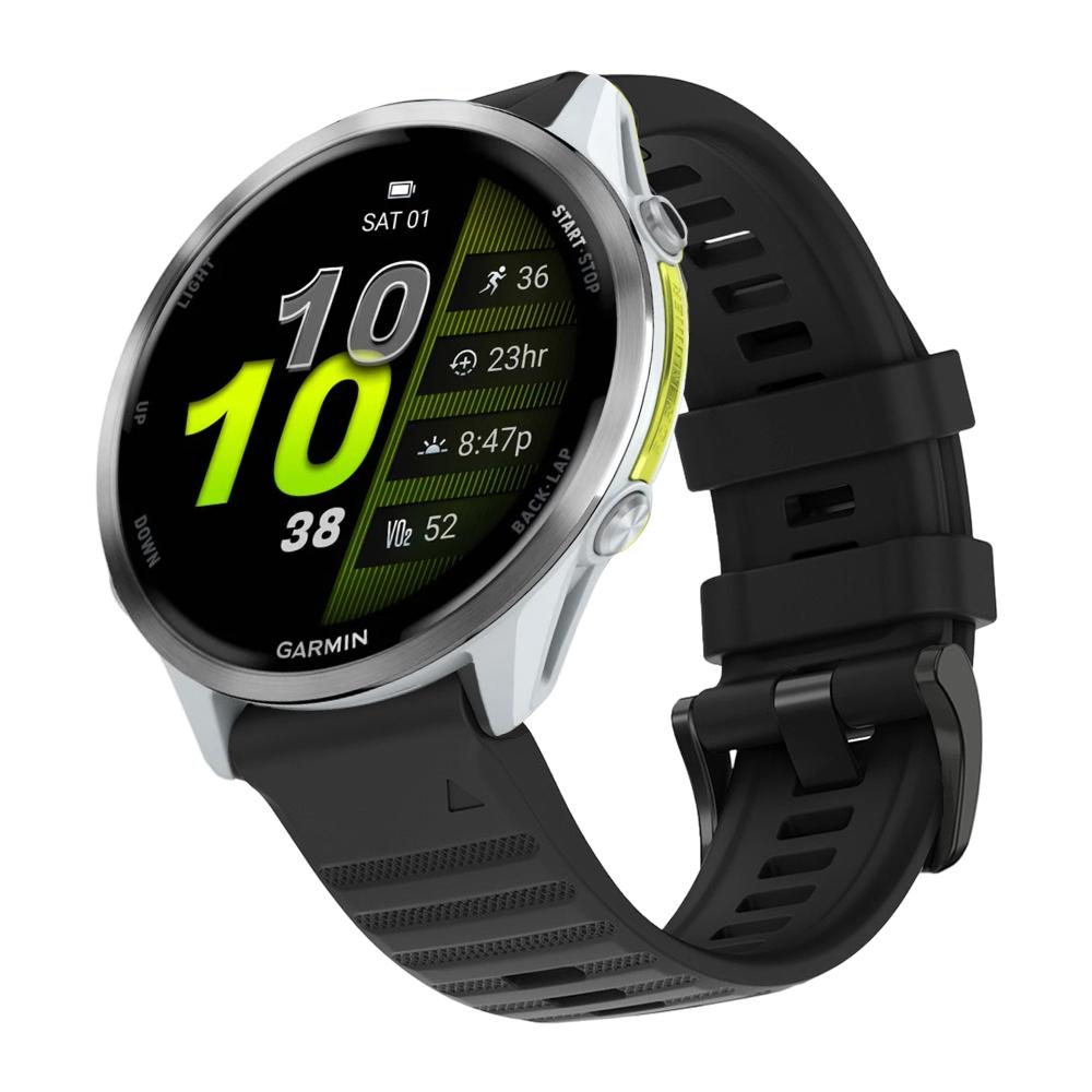 Silicone Watch Strap for Garmin Forerunner 970/965/955 Water-proof/Lightweight/Comfortable Outdoor Band for 22/26mm Quick Fit