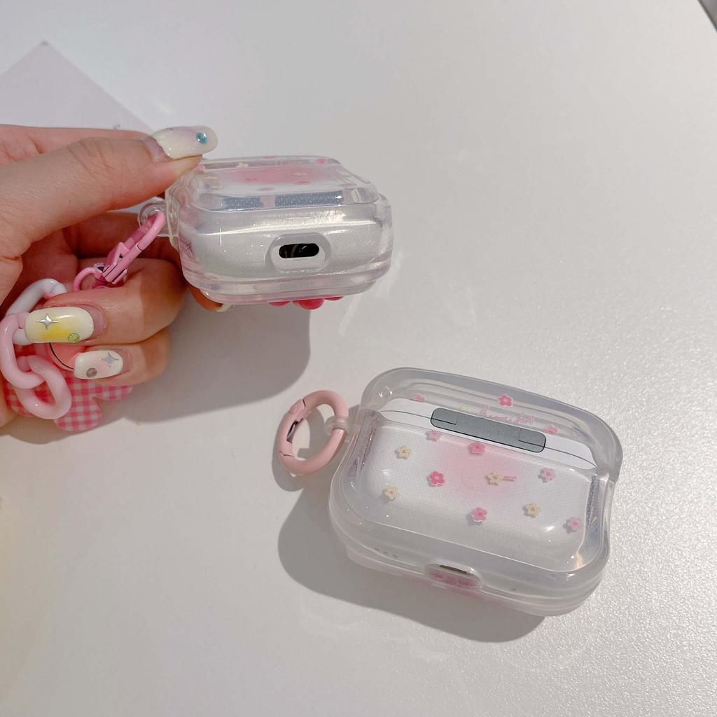 Beautiful Flower Ins 3d Relif Cartoon Wireless Bluetooth Earphone Case For Apple Airpods 3 Pro 2nd 2 1 Cute Charging Box Capa