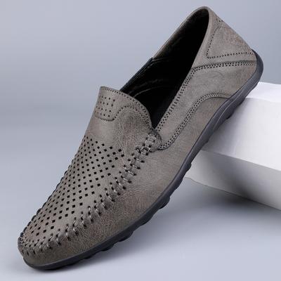 Duży Rozmiar 38-47 Penny Loafers Męskie Buty Casual Męskie Mokasyny Skórzane Wsuwane Płaskie Lekkie Męskie Buty do Jazdy