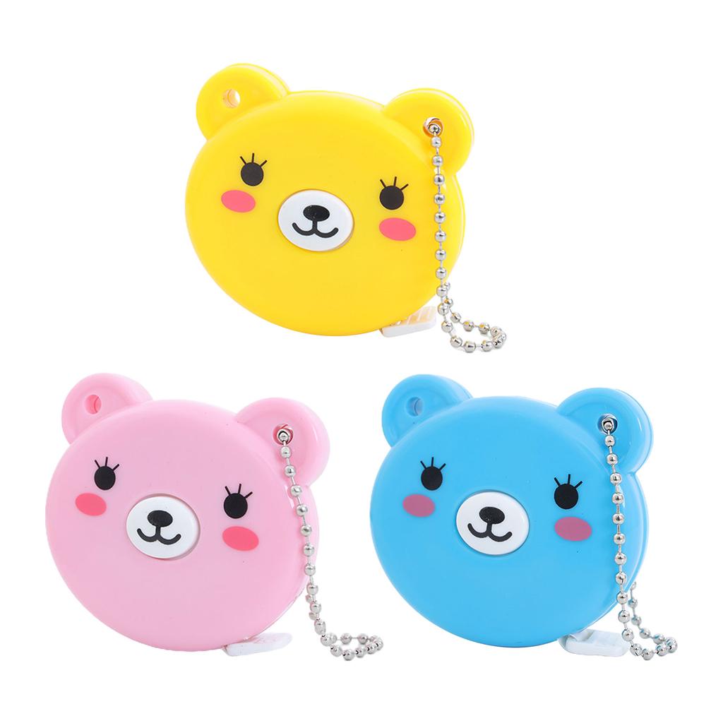 Soft Tape Measure Retractable Measuring for Body Fabric Sewing Tailor Cloth Knitting Craft Double Sided Tape (60inch)