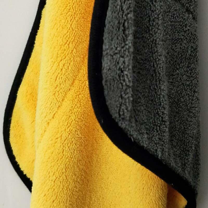Microfiber 40x40 Cm Quick-Dry Towel Wash Magic Clay for Coral Velvet Car & Home Solid Color Woven Logo Plain Style for Hotels