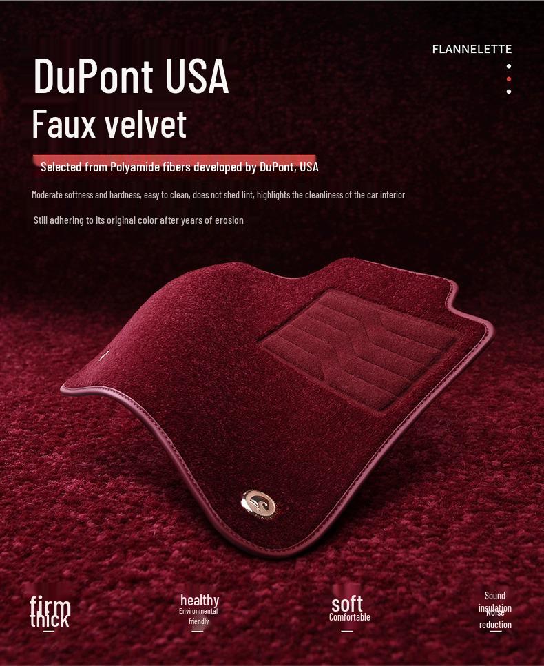 Genuine Leather Surround Car Floor Mats for AITO Huawei Wenjie M7 M5 M9