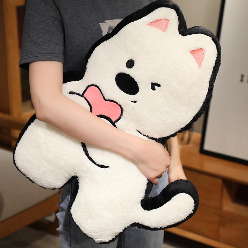 West Highland Cartoon Dog Plush Toy Pp Cotton Filling Couch Decor Kids Room