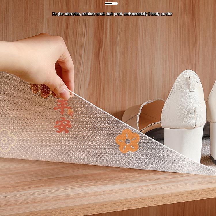 Translucent Waterproof EVA Cabinet & Drawer Mat - Mildew, Oil, and Moisture-proof for Kitchen & Wardrobe