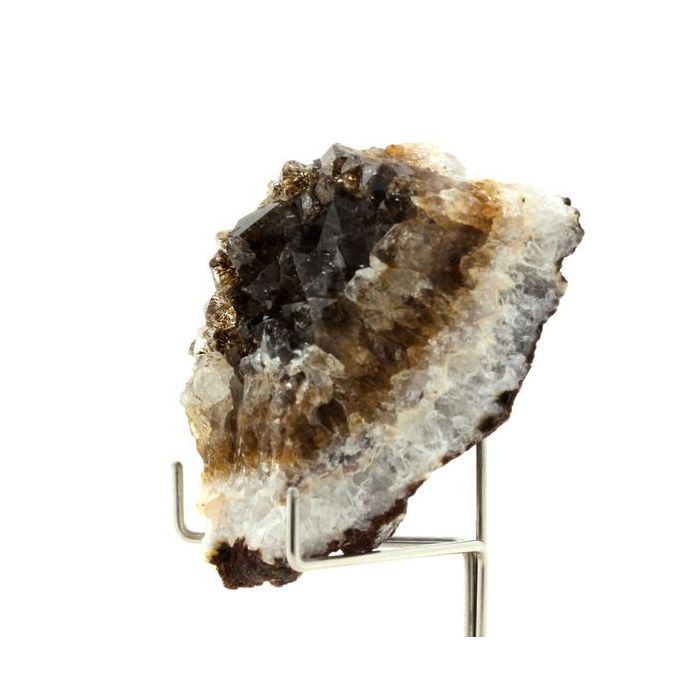 Pierres et Minéraux. Quartz fumé + Goethite. 462.05 ct. Sidi Rahal, Maroc.