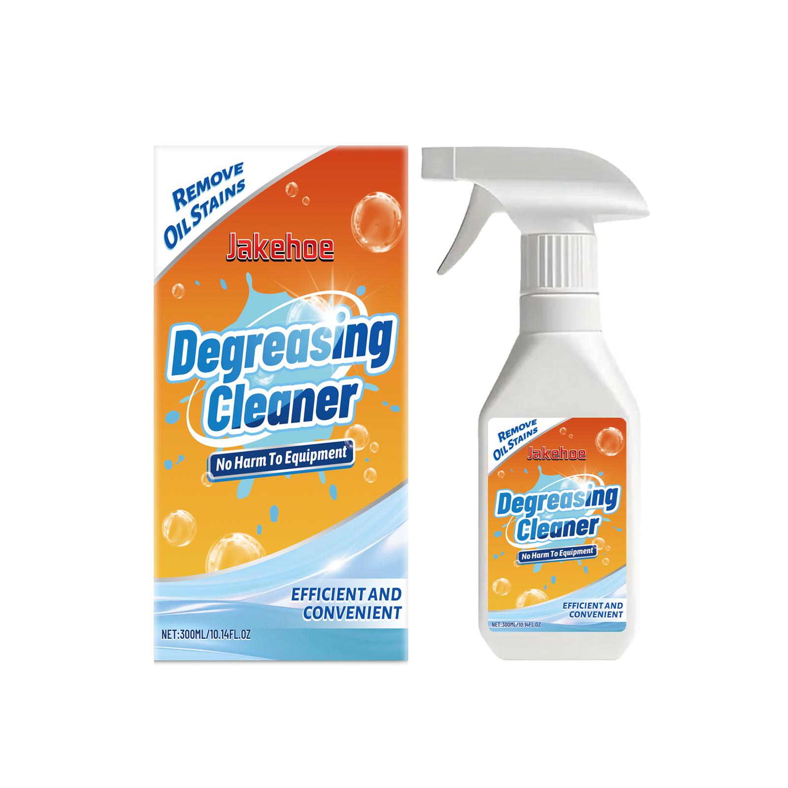 Jakehoe multifunctional Oil stain Cleaning Spray kitchen Heavy Oil stain cleaner suitable for stove range hood 300ml