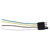 1/2 Stück 4-poliger US-Standard LKW Flachkabelbaum-Kit Seite nur Anhängerstecker 6 Zoll farbcodierte Zuleitung für 6/12/24V
