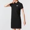 PUMA American Retro Logo Print Casual Sports Polo Dress Women Dress Black 676691-01