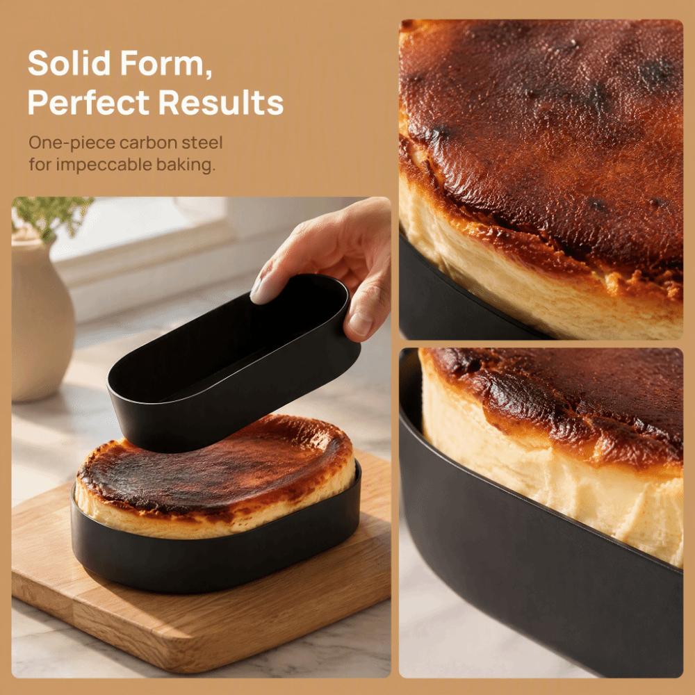 Oval Shape Cheesecake Mold Japanese Style Bread Baking Mold Durable Toast Loaf Pan  Bakery Cafe