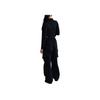 Nike Sportswear Logo Solid Comfortable Casual Work Pants Women Pants Black White IB1059-010