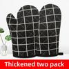 Thickened and heat-resistant microwave oven, household high-temperature resistant kitchen, insulated oven, baking gloves