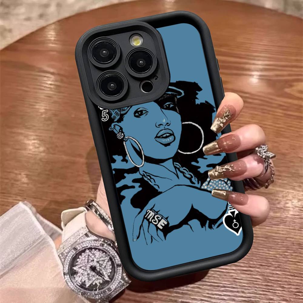 Rapper Missy E-Elliott For IPhone 17 15 13 12 11 14 Pro Max X XR XS 16 Plus Shockproof Candy Back Cover