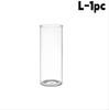 1/3pcs Clear Cylinder Glass Candle Cup Wedding Table Candle Party Decor Glass Vase for Pillar or Floating Candles Round Vases