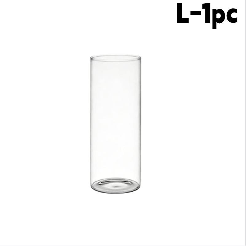 1/3pcs Clear Cylinder Glass Candle Cup Wedding Table Candle Party Decor Glass Vase for Pillar or Floating Candles Round Vases