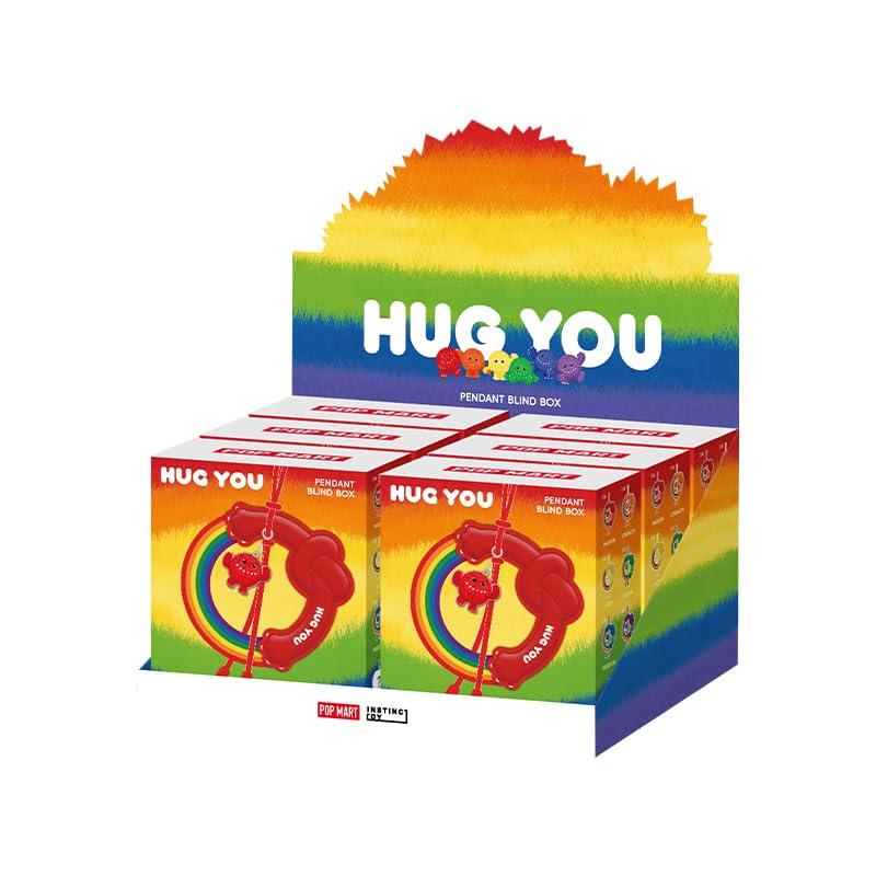POP MART INSTINCTOY HUG YOU Series Pendant Pop Mart Gachapon Blind Box Figure Plastic Model Premium Toy PVC Soft Vinyl Original Character Birthday
