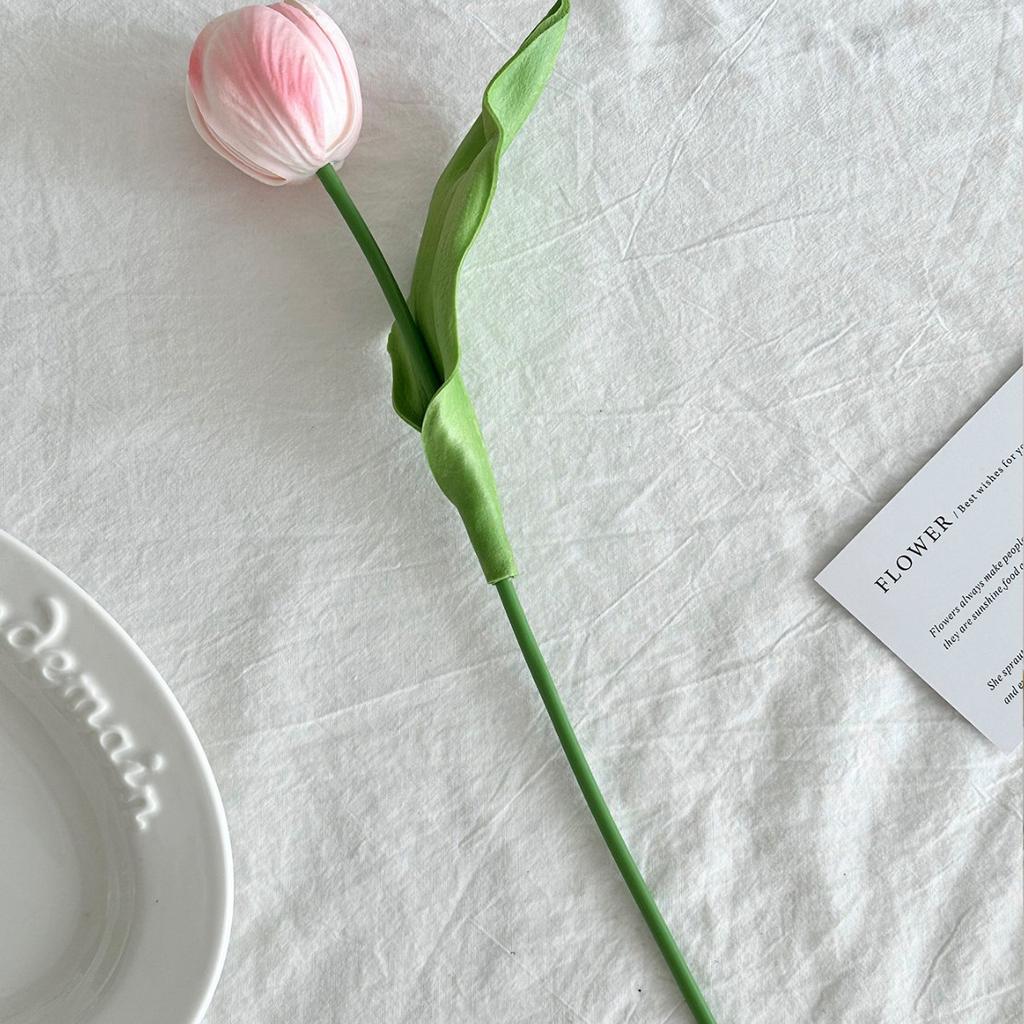 Simulated Tulip Decorations Flower Ornaments Bouquets High-End Realistic Fake Flowers Weddings Cake Photography Props