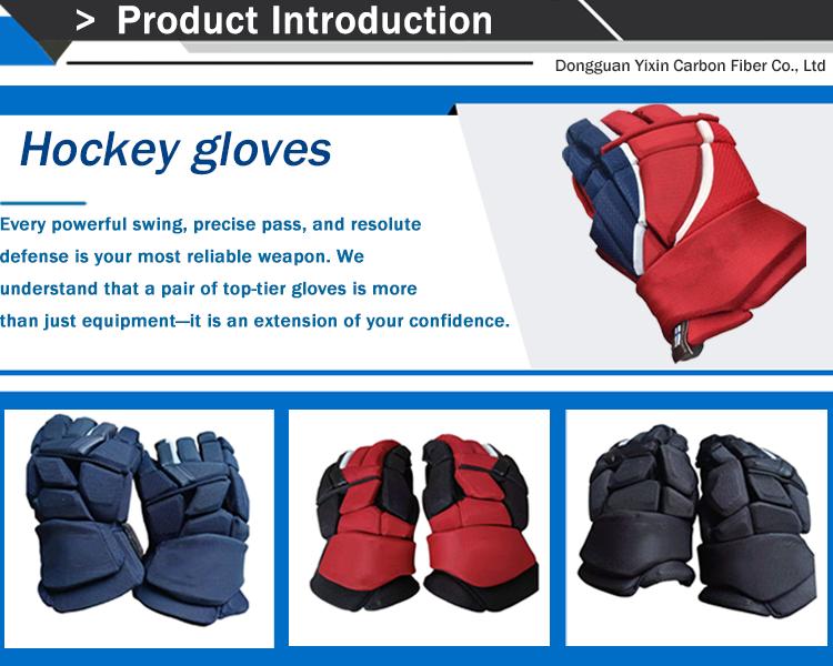 OEM Ice Hockey Training Equipment Comfortable Ice Hockey Gloves for Children and Adult
