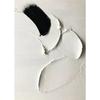 Abstract Wall Art White Painting Poster Large Black And White Print White 3D Textured Wall Art Canvas Painting Living Room Decor