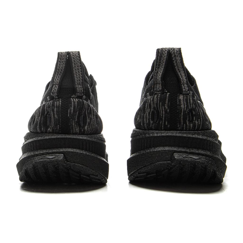 New LiNing Comfortable Shock Absorbers Slip Resistant Abrasion Resistant Breathable Low Top Running Shoes Men's Black ARSU065-2