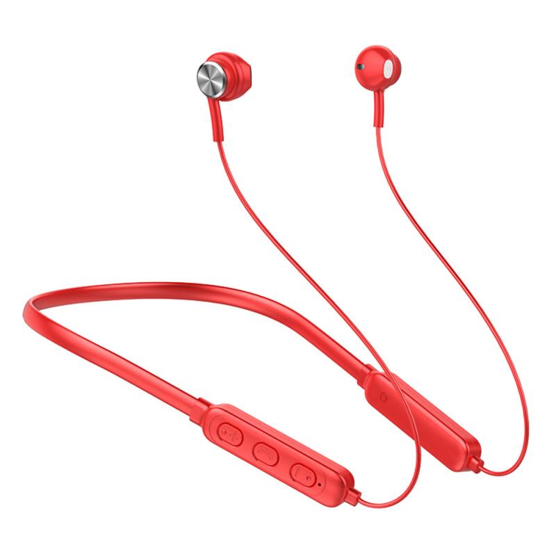 

Бездротові Спортивні Навушники На шию Високоякісний Звук Сумісні з Bluetooth Навушники Gb04 червоний
