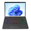 For Microsoft Surface Pro 8/Pro X KF17S Tri-color Backlit Touch Bluetooth Keyboard