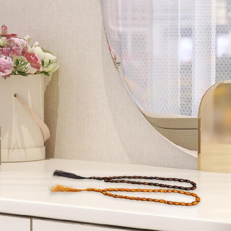 Unique 8mm Sandalwoods Muslims Beads Accessory for Prayer Meditation and Religious Ceremonies with Elegant Designs