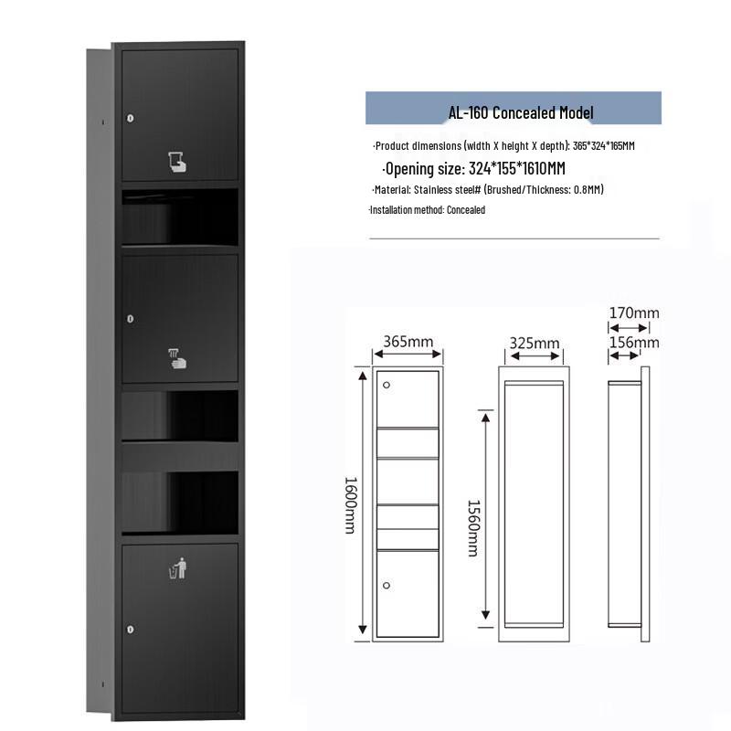 Встраиваемый коммерческий сантехнический блок Handun 3-в-1