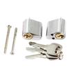 Jinsu Double-Open Double-Sided Keyed-Alike Lock Cylinder