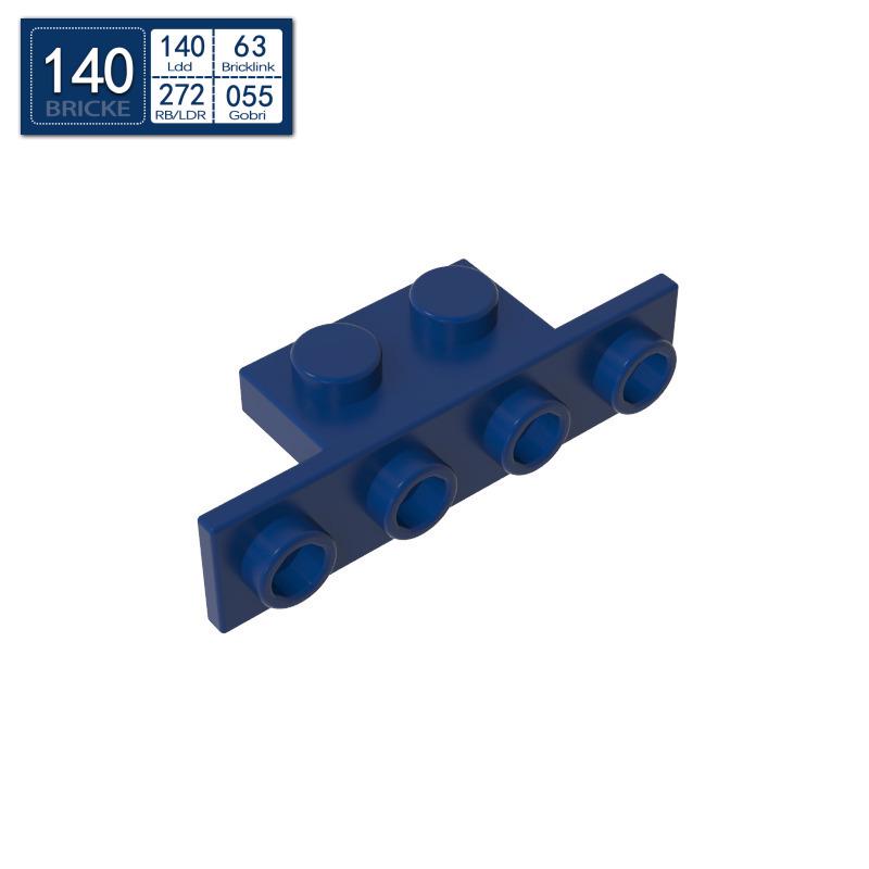 BRICKE 1x2-1x4 Bracket Piece Compatible with Lego 10201, 2436, 28802 Building Blocks