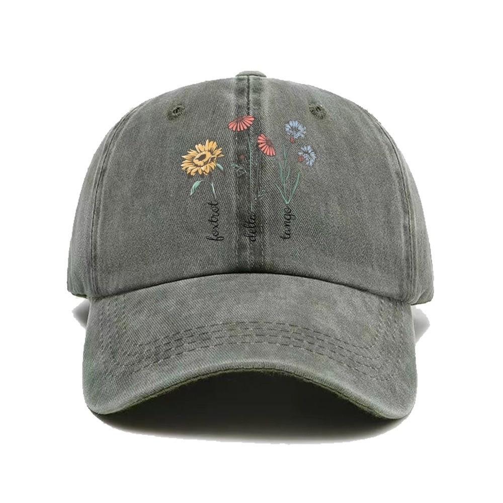 Casual Dad Sun Hat Vintage Snapback Cap Fashion Printed Baseball Cap  Outdoor Activities