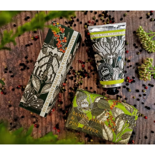 English Soap Company KEW GARDEN Luxury Hand Cream Sandalwood & Pink Pepper