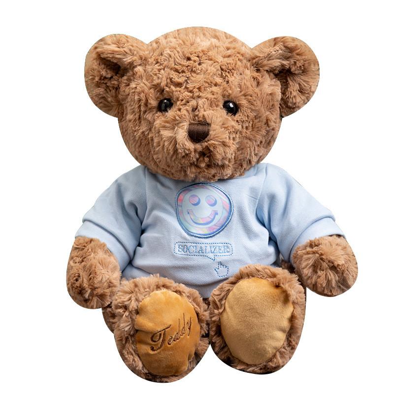 Delightful Bear Teddy Plush Stuffed Animal Cuddly Bear Doll Cute 30cm Design