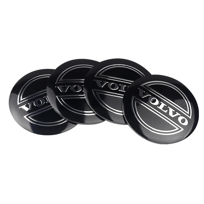 4pz 56mm Tappo Coprimozzo Ruota Auto Emblema Logo Adesivo per Volvo XC60 XC90 S60 S90 XC40 V60 V90 V50 T6 Accessori Esterni Auto