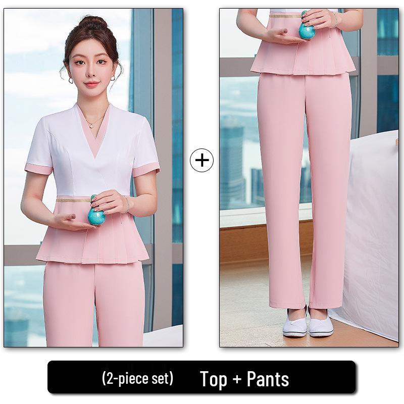 

Элегантный послеродовой восстановительный комбинезон для профессионалов индустрии красоты и здоровья M