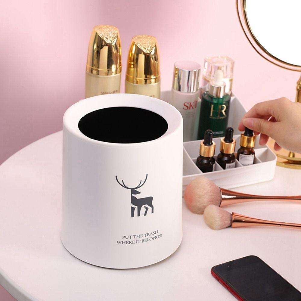 Bucket Nordic Style Desk Organizer Multi-use Garbage Basket Waste Bin Trash Can Desktop Dustbin