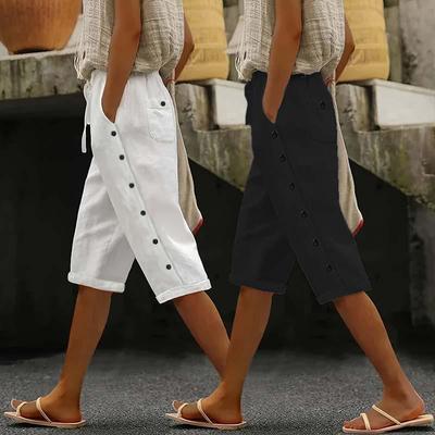 2025 Women's Fashion: Casual Buckle Shorts - Loose, Versatile Style for Europe and America