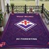 Custom Text Printed Rug Fiorentina FC Non Slip Floor Carpet For Home Room Decor