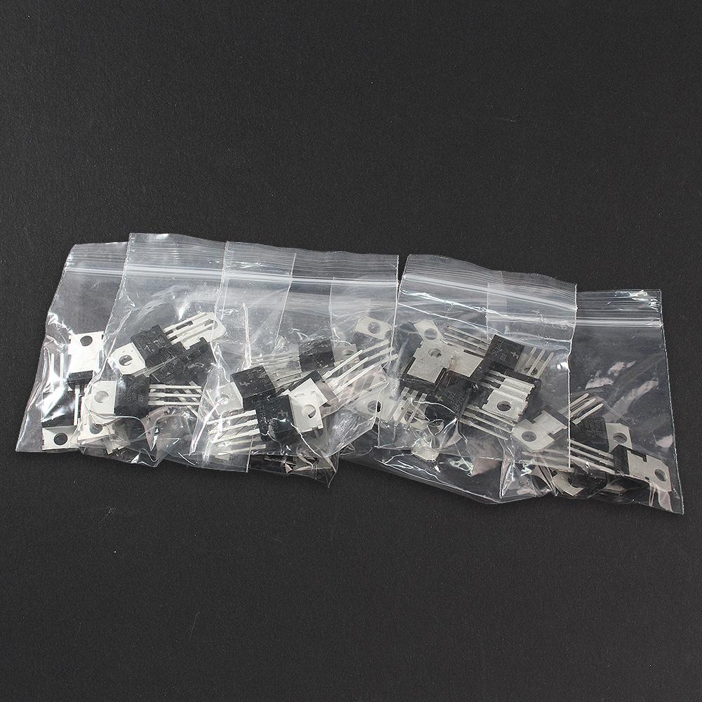 35 Stück Transistor-Kit TO-220 TIP31C TIP32C TIP41C TIP42C TIP122 TIP127 TIP142 PNP NPN Transistoren Set