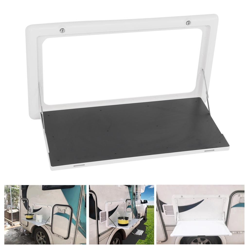 Car Folding Picnic Table Anti Aging Anti Ultraviolet with LED Light 12V 2 Keys for Caravans RVs