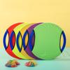Non-Toxic Bouncing Circle Throwing Training Toys Kids Adult Outdoor Interactive Cooperative Games Elastic Paddle Ball Fun Game