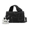 Women Denim Bag ,Patchwork Shoulder for Evening ,Teen Girl Work Ladies Party