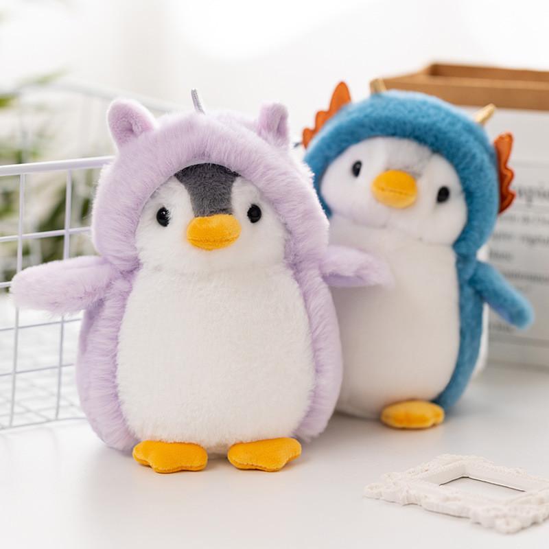 Christmas Penguin Stuffed Toy Dress-Up Penguin Cute Plush Doll Pillow Gift