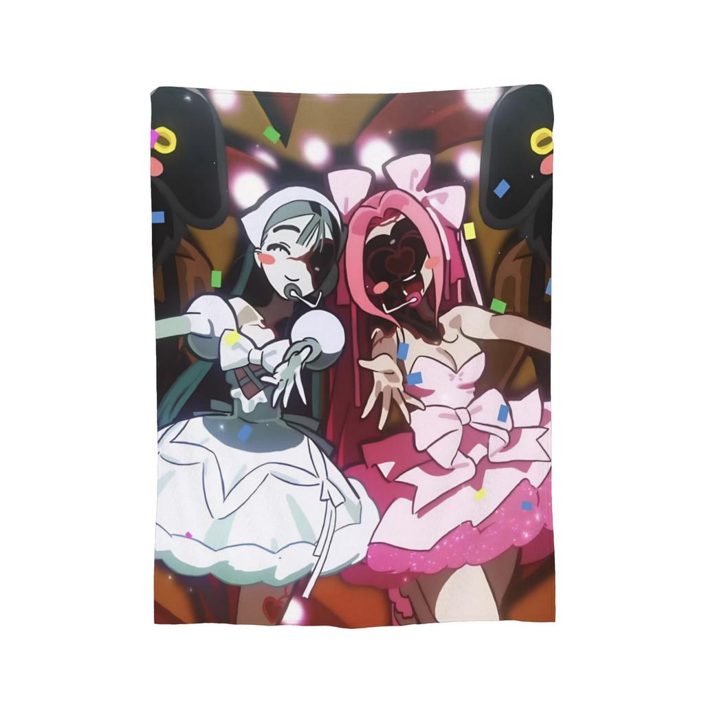 Mizi ALNST Zombie Stage Blanket Cartoon Flannel Throw Blanket Bedroom Sofa Decoration Soft Warm Bedspread