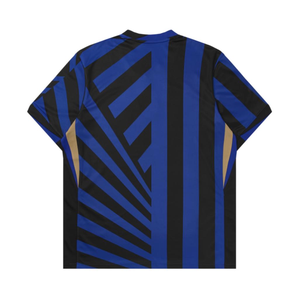 Nike Inter Milan Logo Fashion Home Short Sleeve Football Shirt Men Tops Black Blue FN8787-440