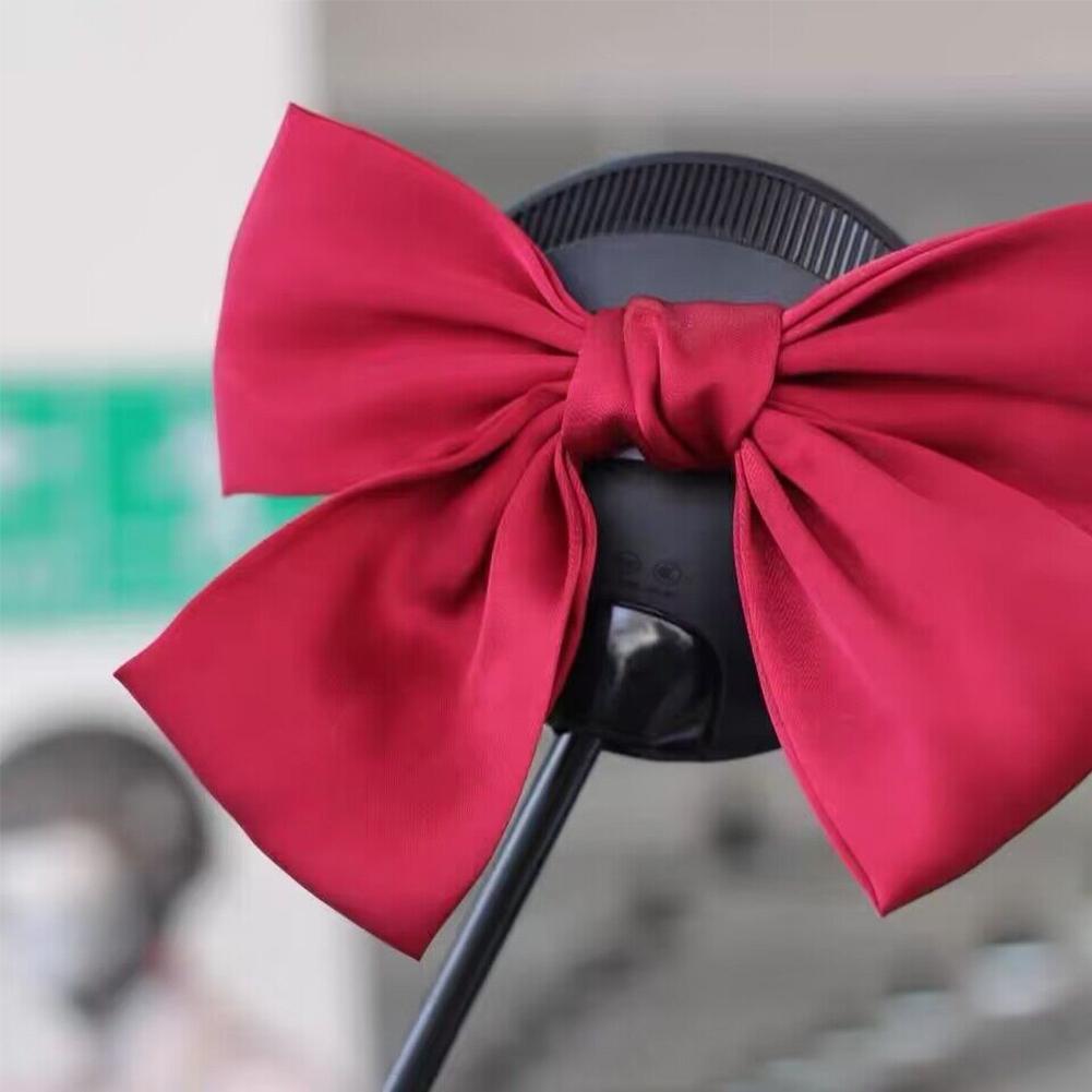 Motorcycle Helmet Bow Decoration Electric Bike Helmet Accessories for Car Body Decoration Bowknot Girl Women